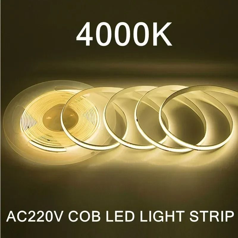 220V Driverless COB LED Strip Light