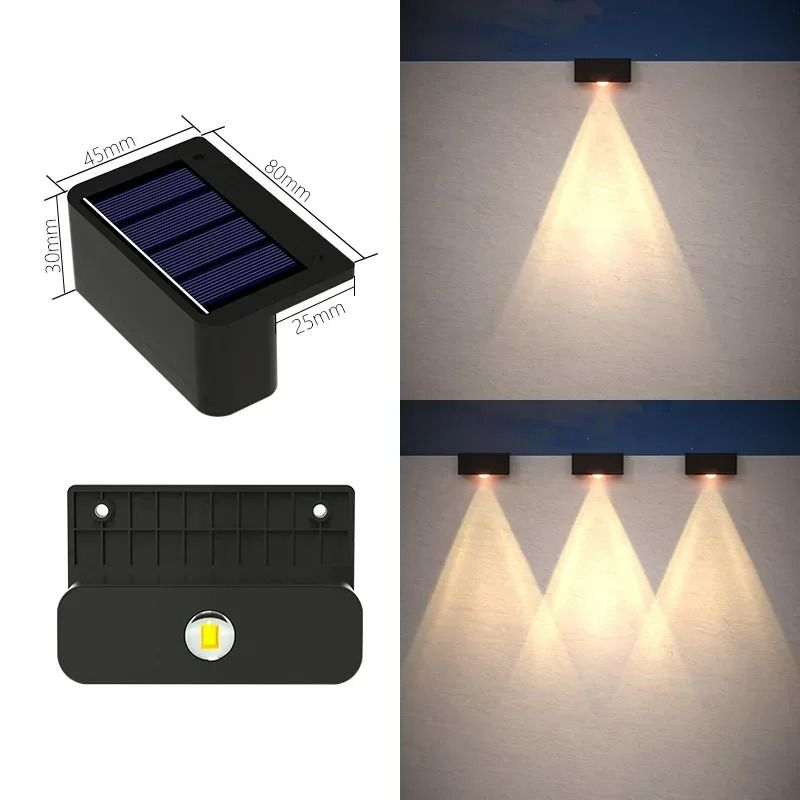 Solar LED Waterproof Outdoor Wall & Step Accent Light