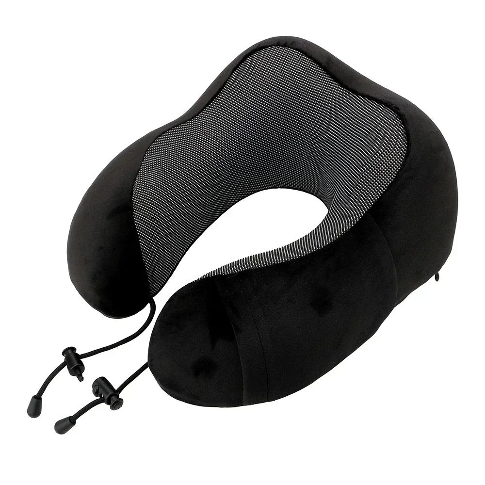 U-Shaped Memory Foam Travel Neck Pillow & Ergonomic Cervical Support Cushion