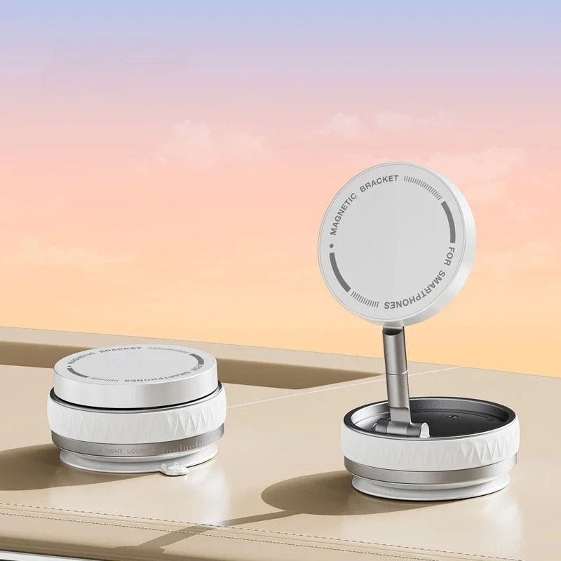 Magnetic Vacuum Suction Cup 360° Adjustable Car & Universal Phone Holder
