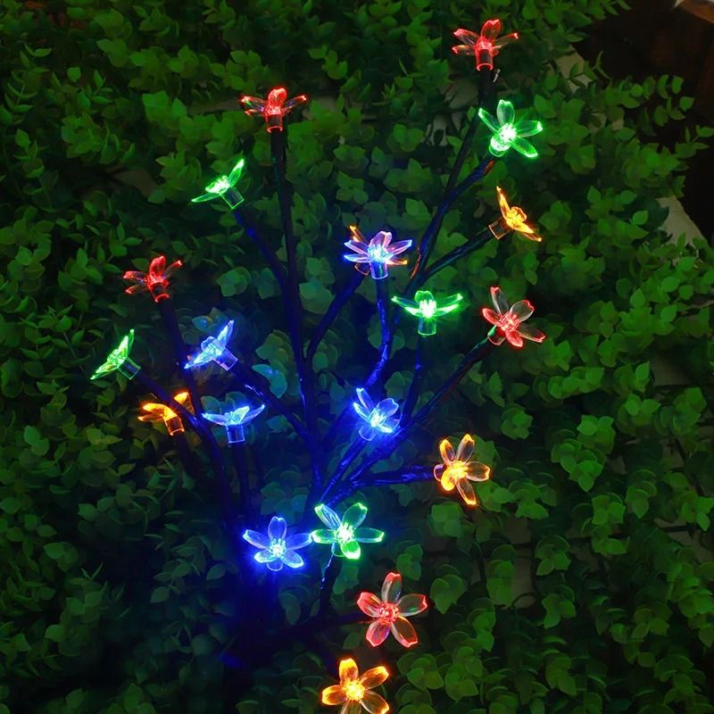 Outdoor Solar Cherry Blossom LED Fairy String Lights (20 LED)