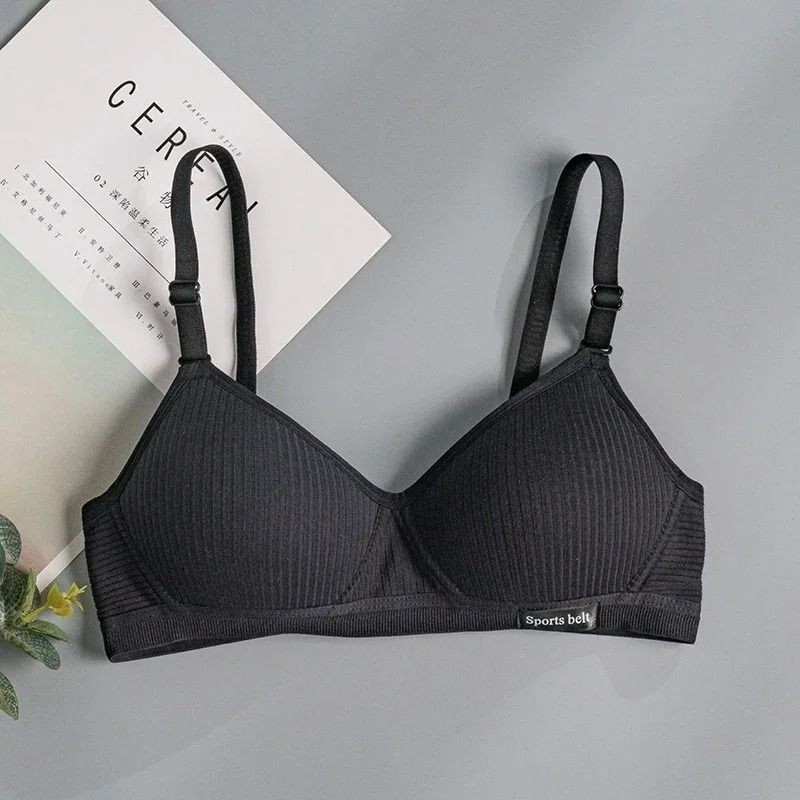 Women's Wireless V-Neck Gathering Comfort Bra