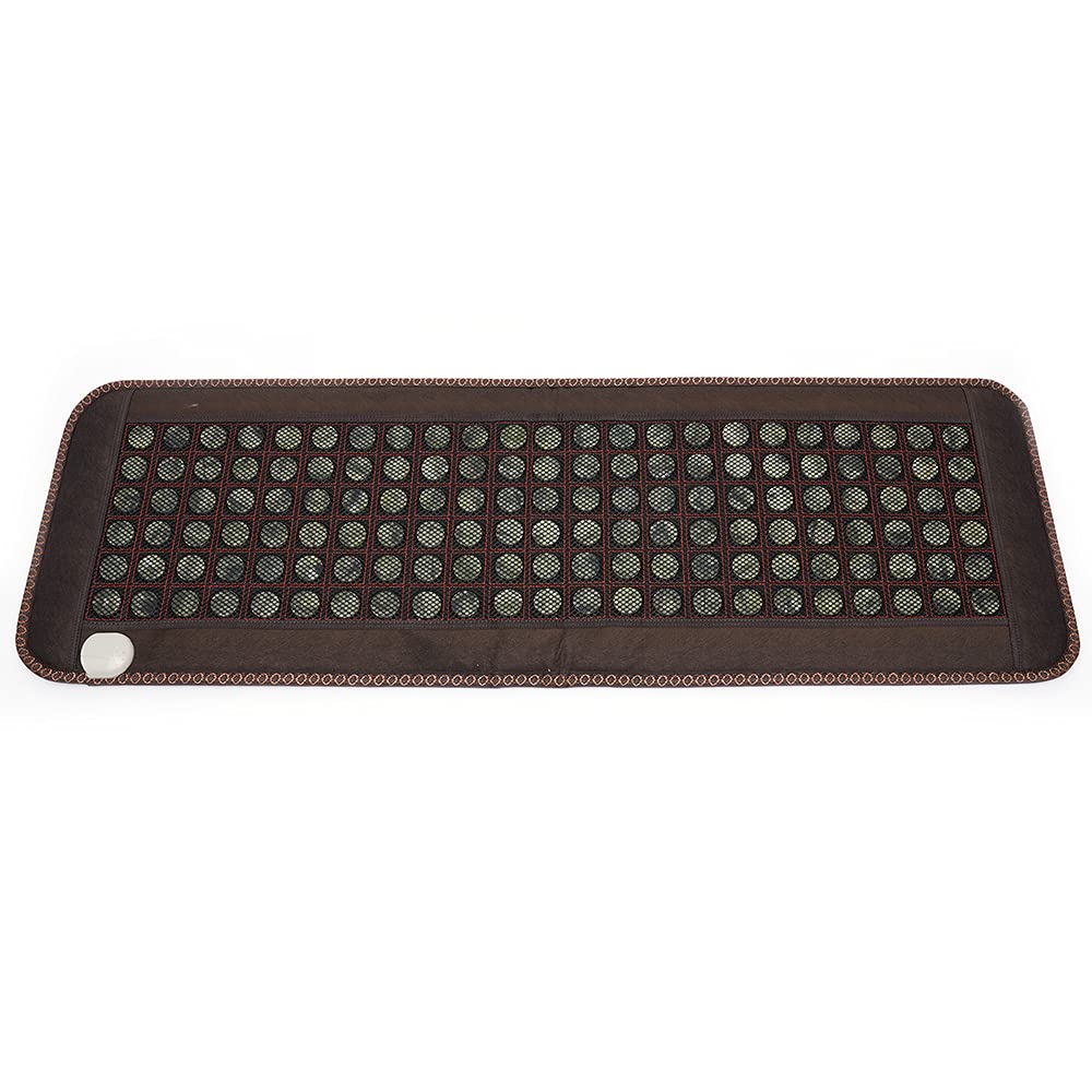 ThermaStone Far Infrared Heating Mat - Full-Body Jade and Tourmaline Heat Therapy Pad for Deep Relaxation & Pain Relief