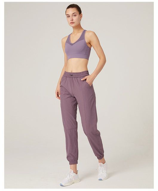 Quick-Dry Jogger Sweatpants for Women - Lightweight, Breathable Gym & Running Pants with Pockets