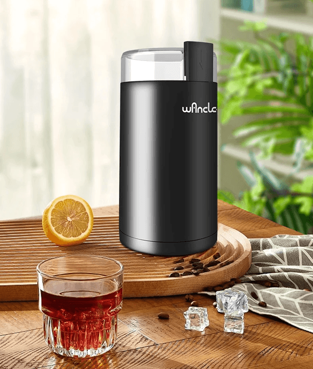 200W Precision Brew Electric Coffee Grinder – High-Power, Multi-Use Bean and Spice Mill