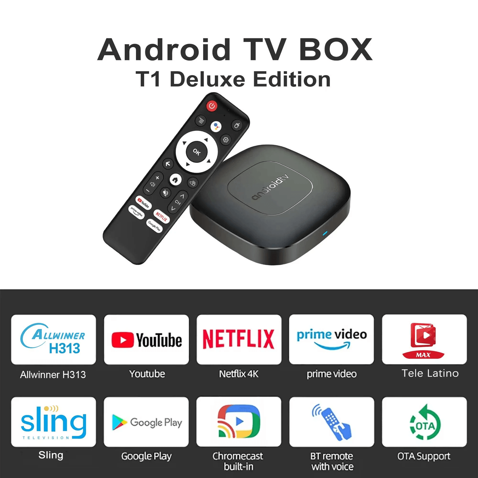 Android TV Box with Google Assistant and Dual Band WiFi for | Inspire ...
