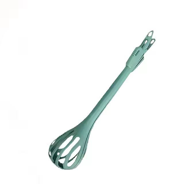 2-in-1 Multifunctional Egg Beater & Pasta Tongs – Manual Kitchen Whisk and Food Clip
