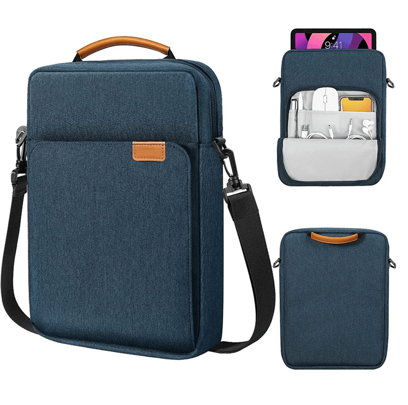 Tablet Shoulder Sleeve Bag for iPad Pro Galaxy Tab and 10 to 13 Inch Laptops