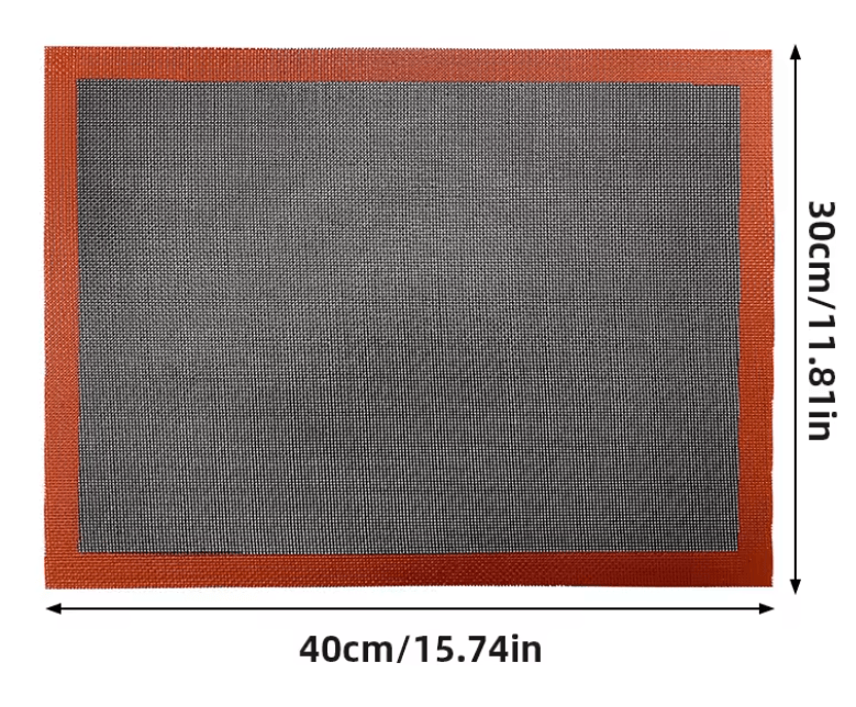 30x40cm Reusable Silicone Baking Mat for Oven and Grill with Breathable Design