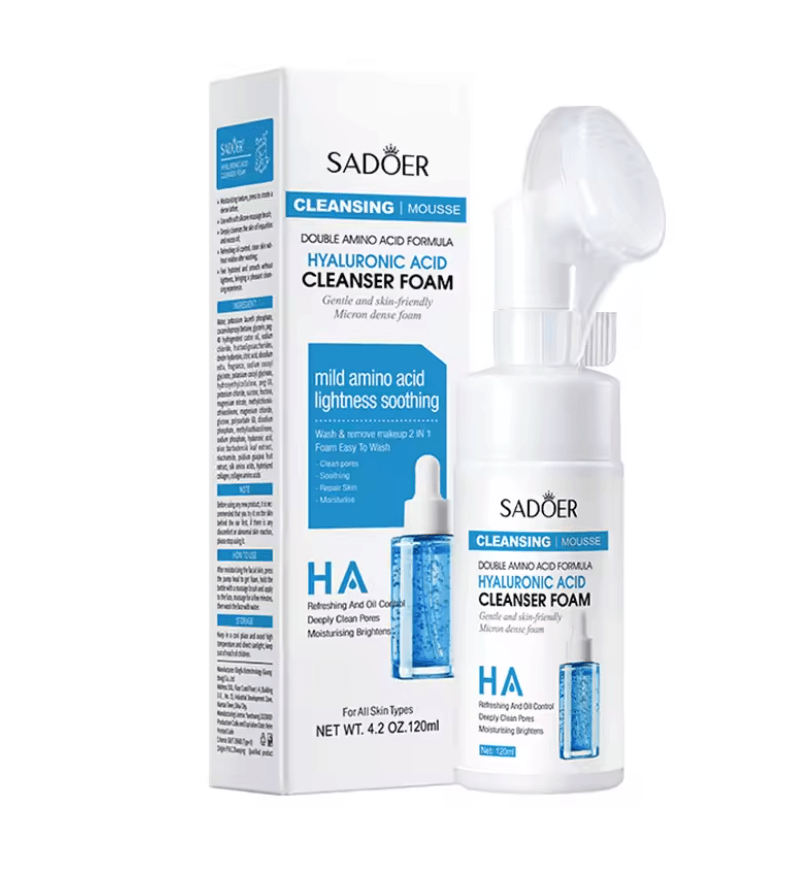 Vitamin C Face Wash with Q10 Brightening and Moisturizing Cleanser for Daily Skincare