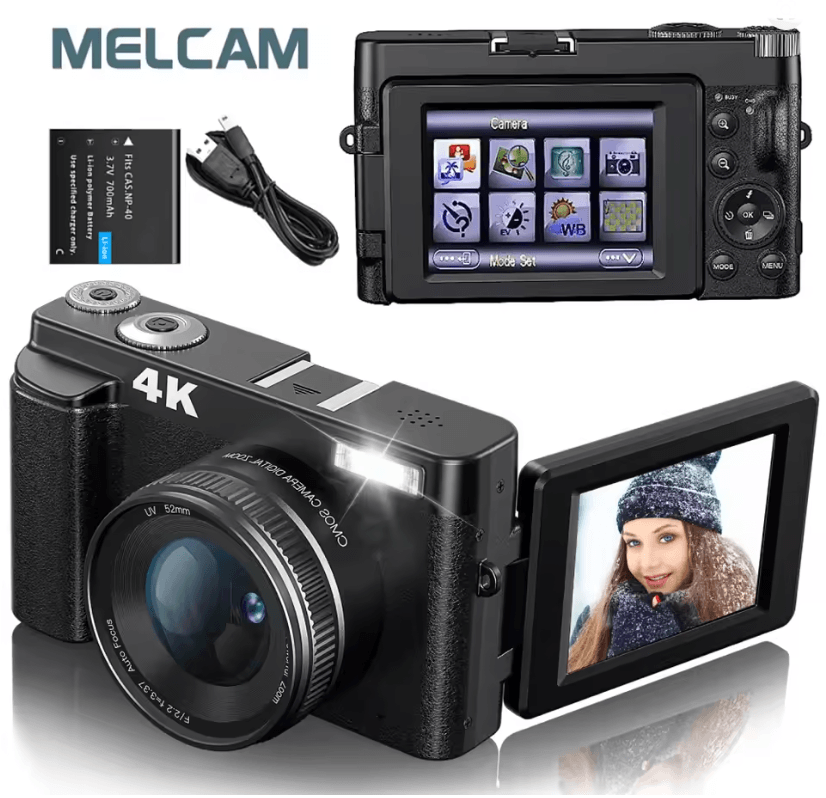 4K Vlogging Camera with Flip Screen Autofocus and Anti Shake | Inspire ...