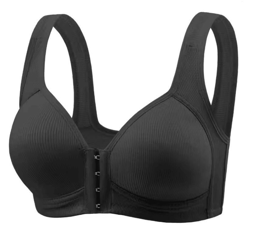 ComfortEase Front Closure Wireless Full Coverage Bra for Women