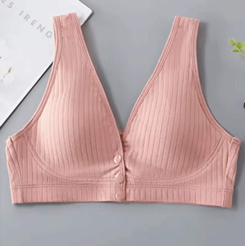 Pure Cotton Nursing Bra for Women Soft Breathable Maternity and Breastfeeding Bralette