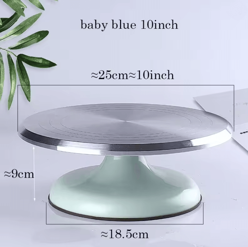 Aluminum 10 Inch Rotating Cake Turntable