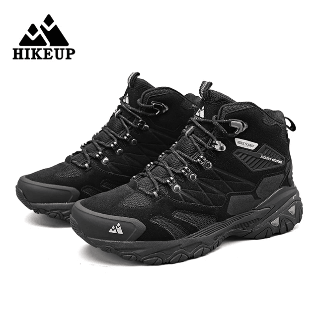Winter Hiking Boots for Men Waterproof Suede High Top Outdoor Trekking Shoes Winter Hiking Boots for Men Waterproof Suede High Top Outdoor Trekking Shoes