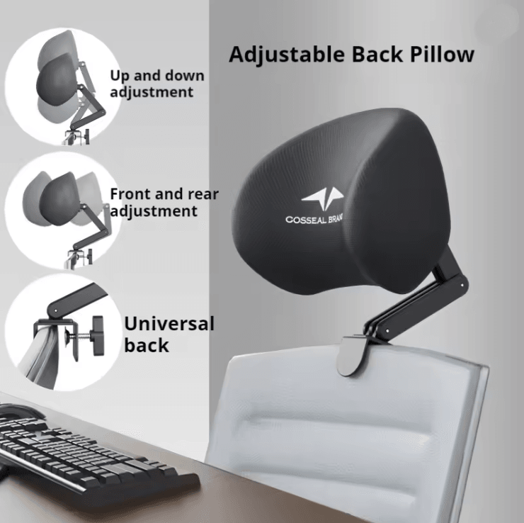 Adjustable Features Ergonomic Office Chair with Adjustable Headrest and Lumbar S | Inspire ...