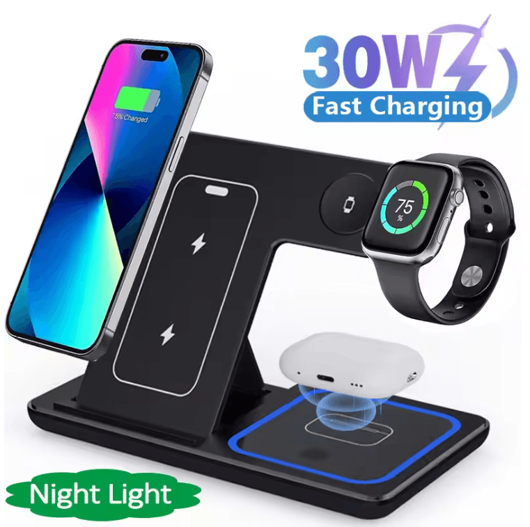 Caricatore Wireless 3 in 1 | Accessori Smartphone Offerta