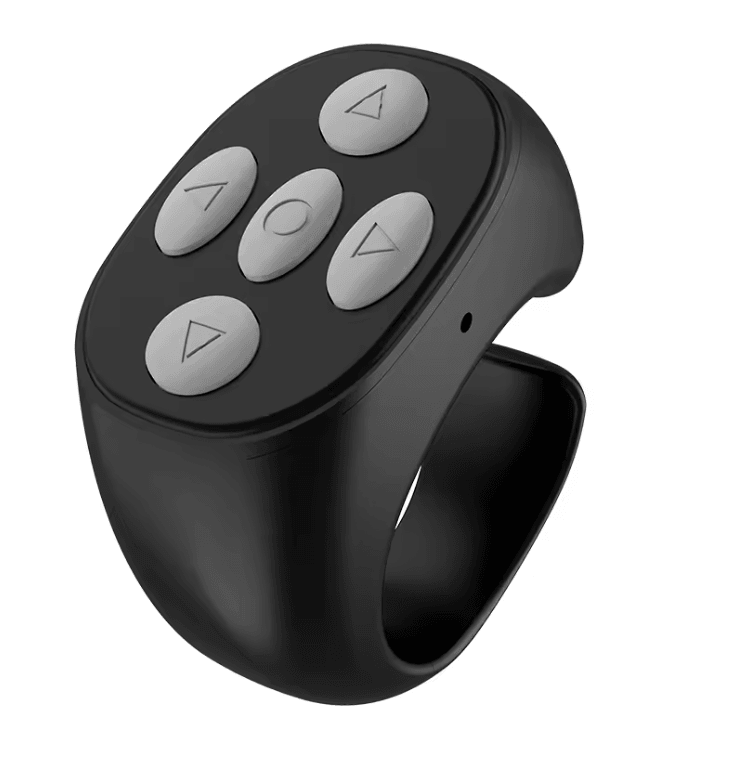 Wireless Bluetooth Remote Control Ring for Selfies and Short Videos
