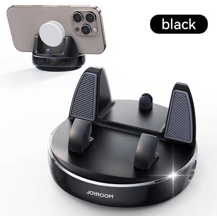 Joyroom Dashboard Car Phone Mount with One Hand Operation and 360 Rotation