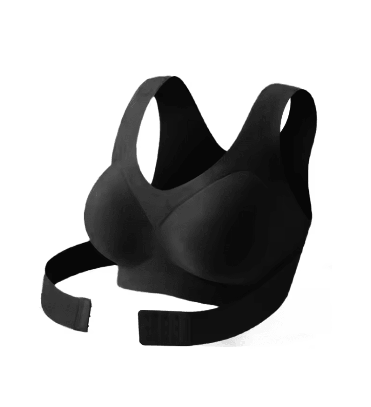 Seamless Posture Correction Bra Wireless Push Up Bralette with Back Support