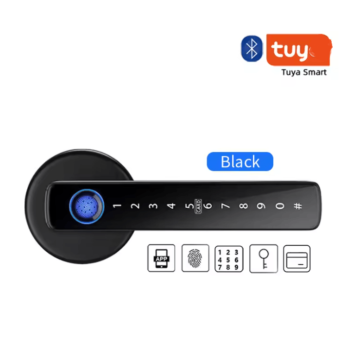 SmartSecure M5 Tuya Fingerprint Door Lock with App Control and Keyless Entry