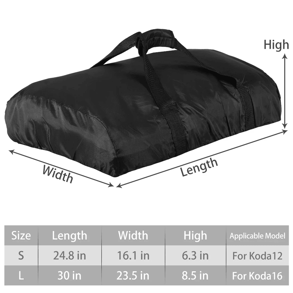 Premium Outdoor Pizza Oven Cover Compatible with Ooni Koda 12 and 16 Waterproof Dustproof BBQ Protector