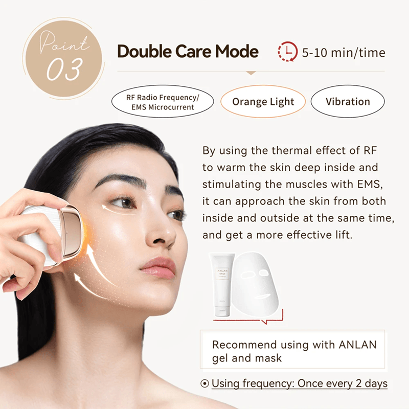ANLAN RadianceLift RF EMS Facial Tightening and Anti Aging D