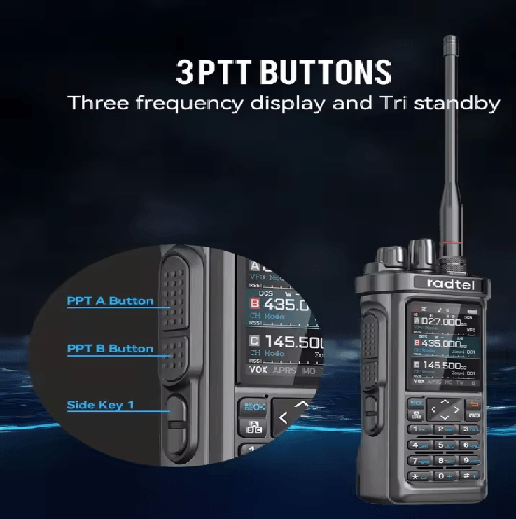 Radtel RT-950 PRO Multi-Band 10W Handheld Radio