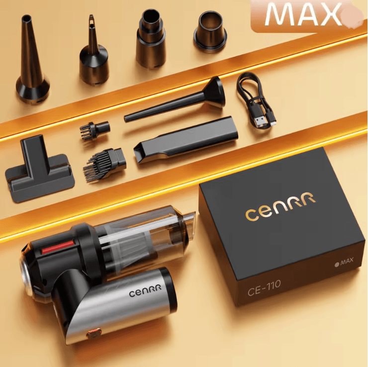 CleanPro Mini Cordless Car Vacuum Cleaner