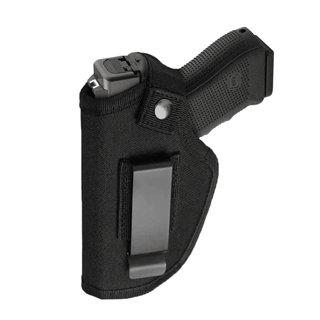 TactiFit Universal Concealed Carry Holster – Right and Left Hand OWB/IWB Gun Holster for Glock, S&W, and Compact Pistols