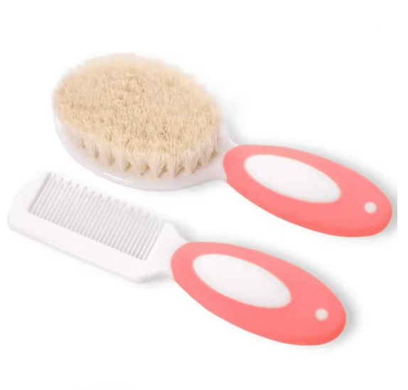 Baby Hair Brush and Comb Set for Gentle Newborn Care