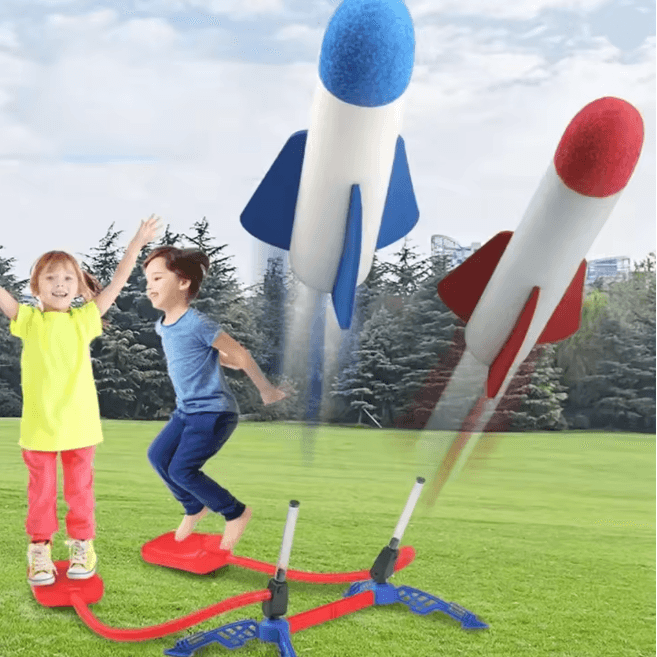 Kids Air Powered Rocket Launcher | Inspire Uplift