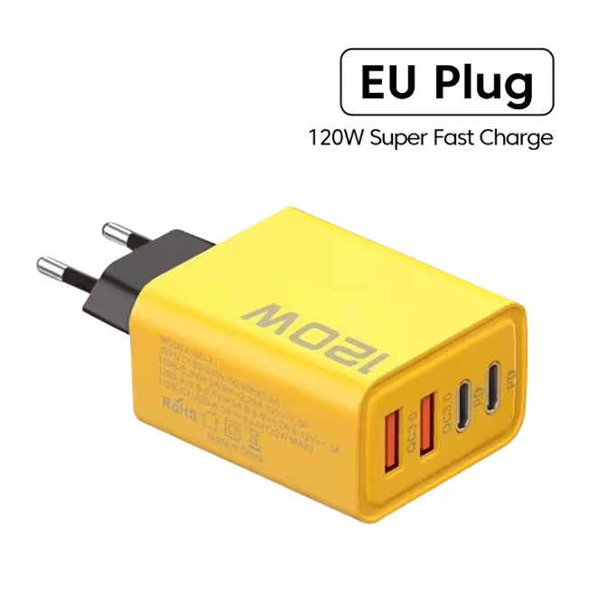 USB C Fast Charging Adapter with 4 Ports