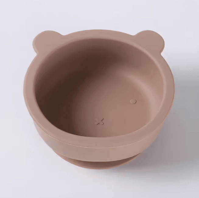 Baby Silicone Suction Bowl Snail Design Learning to Eat Feeding Bowl