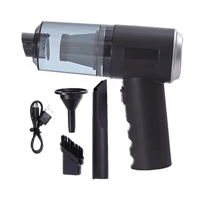 FlexClean 3 in 1 Cordless Car Vacuum Cleaner Suction and Blowing USB Rechargeable