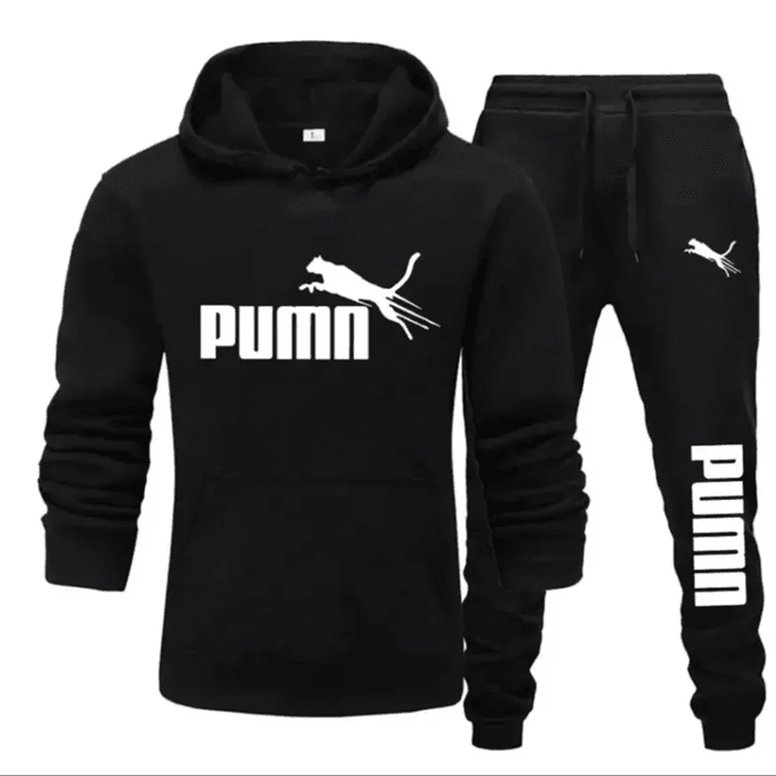 UrbanFlex Mens Hoodie and Jogger Set Winter Tracksuit Casual Sportswear