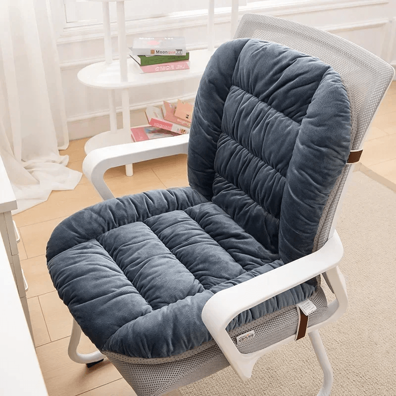 Heating Pad Office Chair Cushion - Adjustable Warmth for Comfort & Back Support