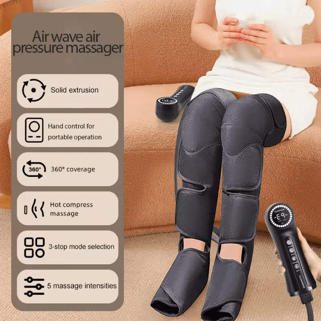 Home Air Wave Leg Massager with Air Compression Circulation Support