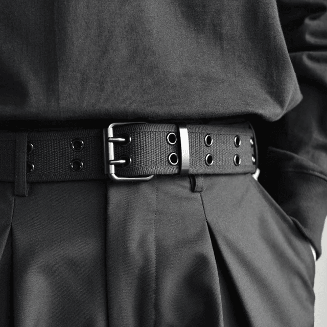 Mens Tactical Canvas Belt Military Nylon Webbing Casual Sports Belt