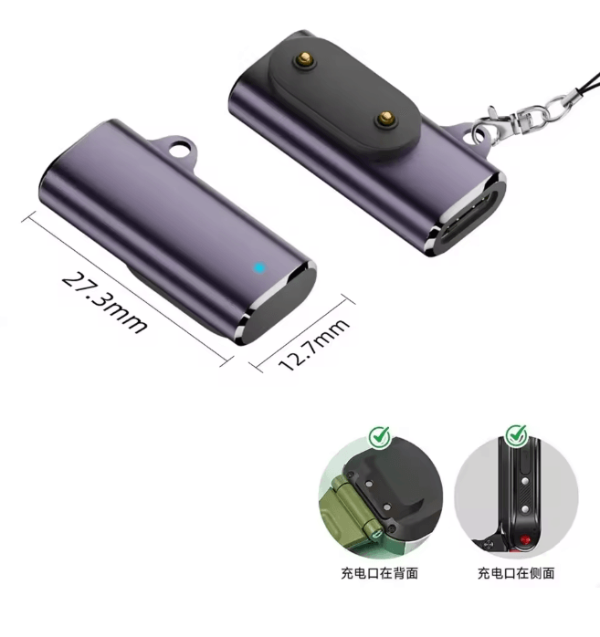 Huawei Band Magnetic Type C Watch Charger Adapter High Speed USB C Converter