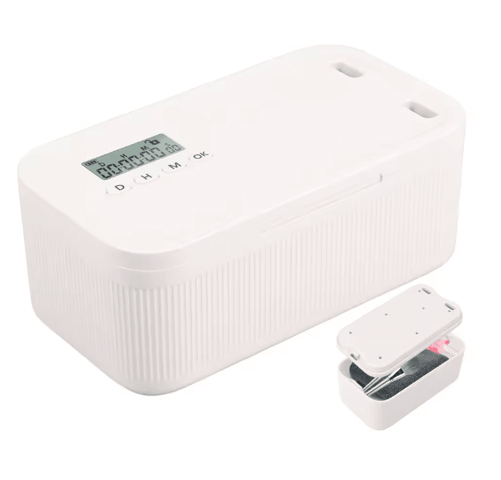 Portable Lock Box with Combination Lock and Timer Secure Sto | Inspire ...