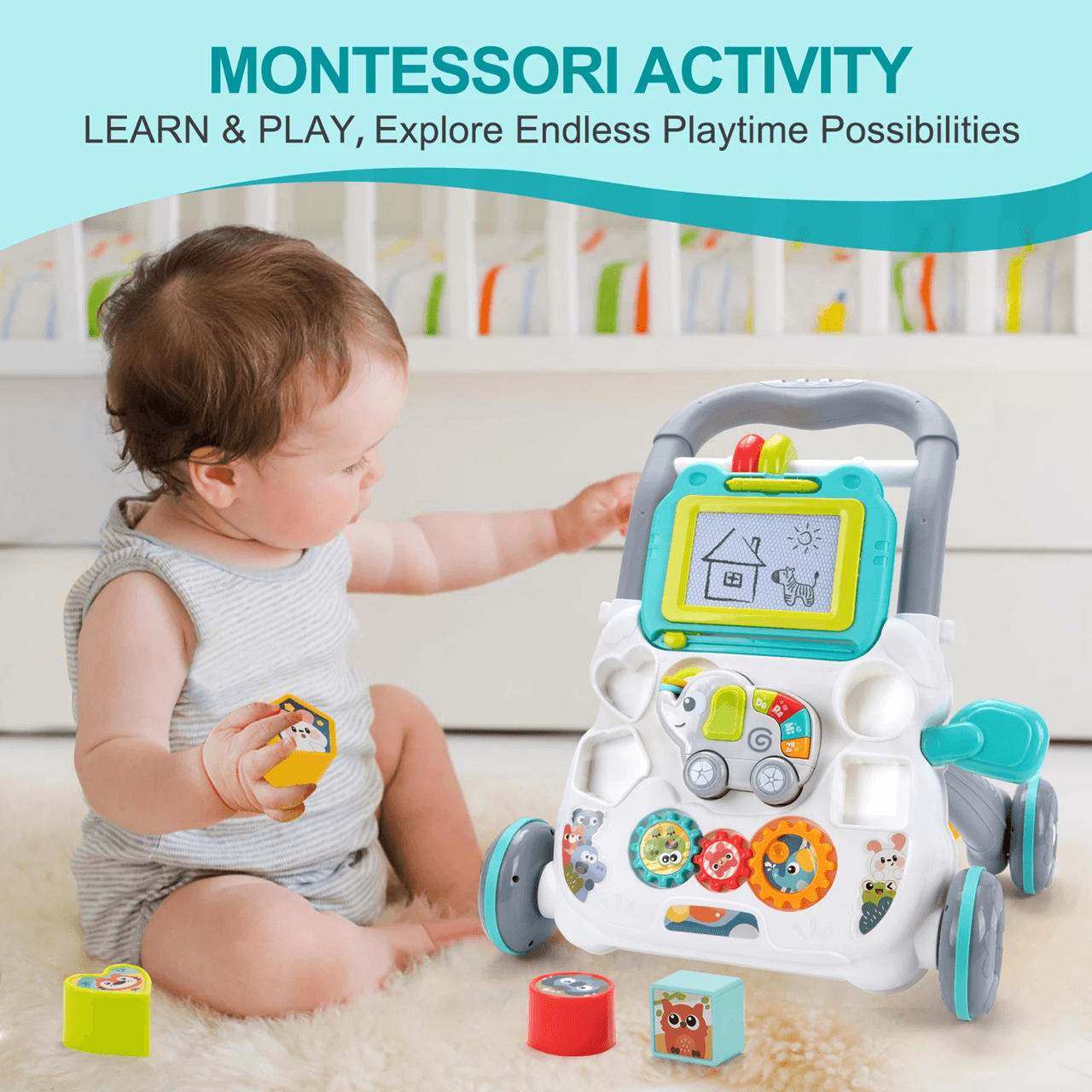 Play Walker StepPlay Musical Baby Walker with Activity Board for Early L | Inspire ...