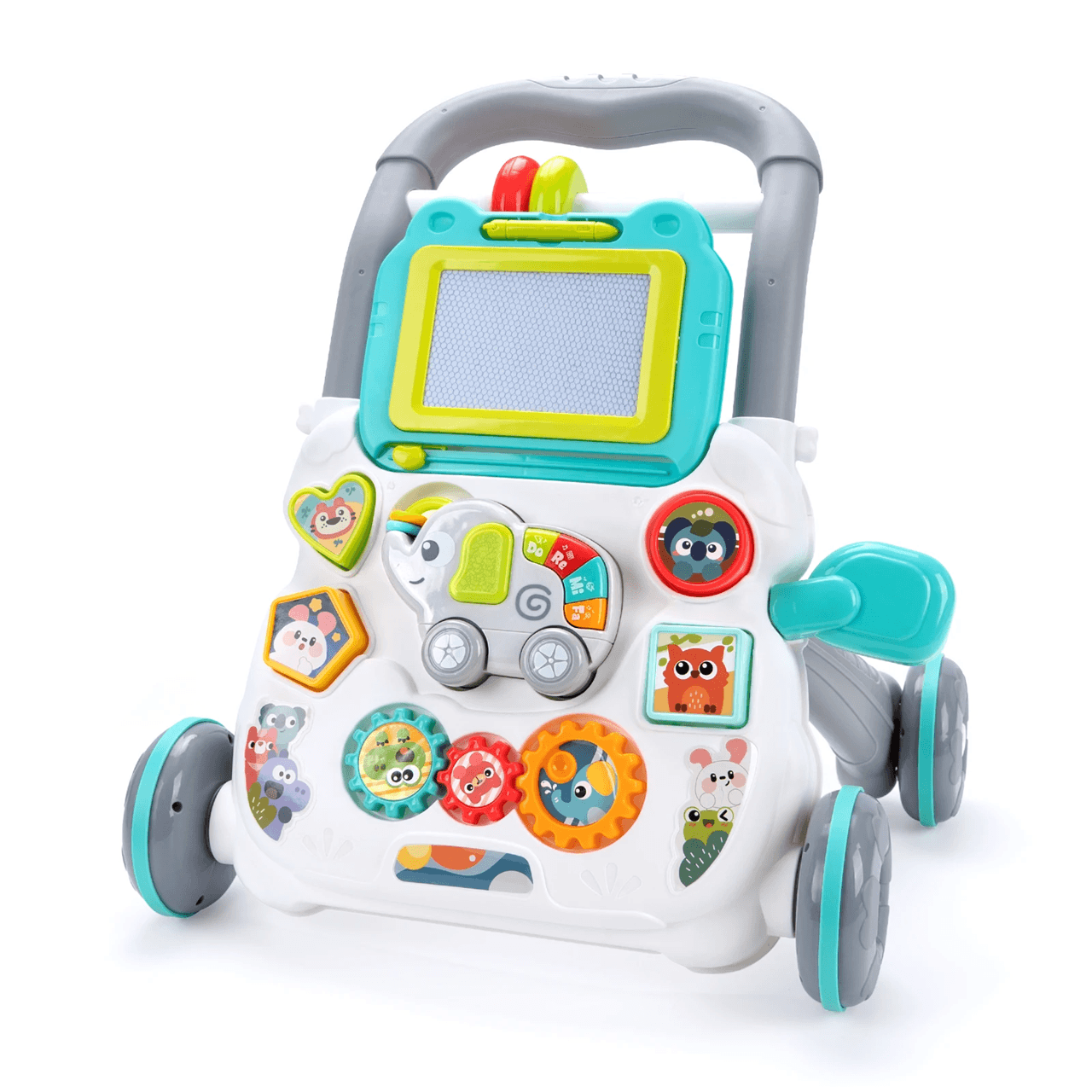 StepPlay Musical Baby Walker with Activity Board for Early Learning