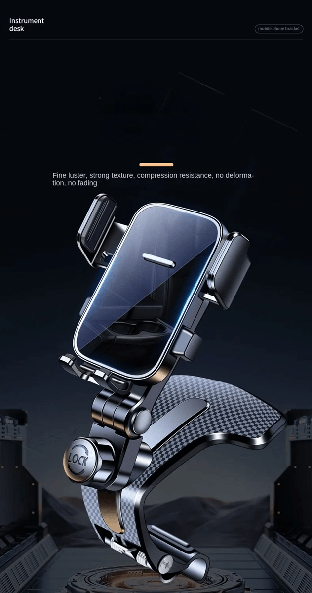 Universal Dashboard Car Phone Holder for Central Console Navigation