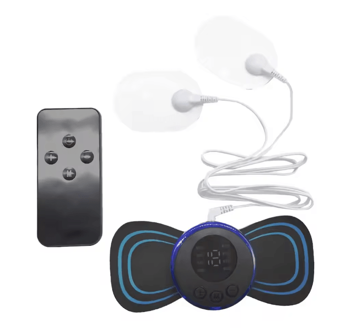 Rechargeable Neck Massager EMS Pulse Pain Relief with Remote Control