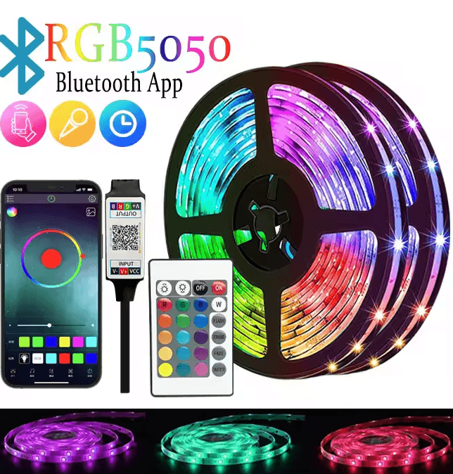 LumiSync RGB LED Strip Lights Music Sync Color Changing Light Strip