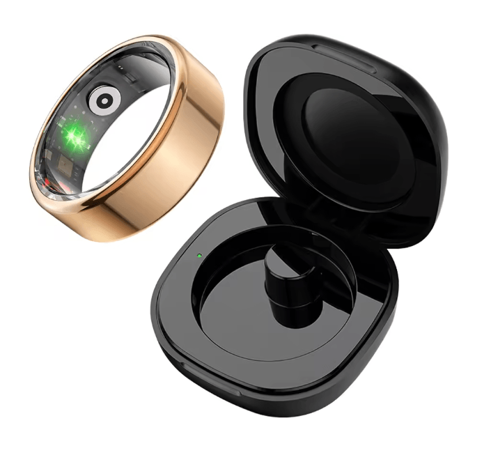 COLMI R02 Smart Ring Health Monitor with Charging Case Long Battery Life Waterproof