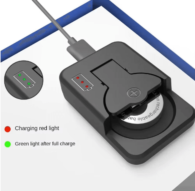 Button Battery Charger Universal Coin Cell Charger with LED | Inspire ...