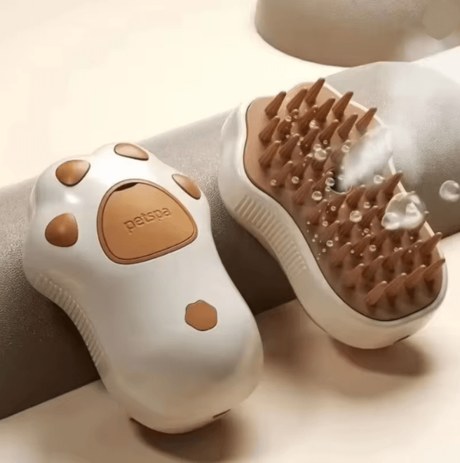 Silicone Pet Massage Spray Brush for Dogs and Cats Grooming