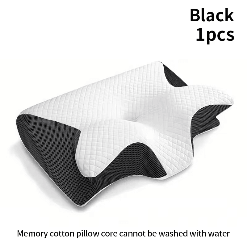 Ergonomic Memory Foam Cervical Pillow for Neck Support and Better Sleep